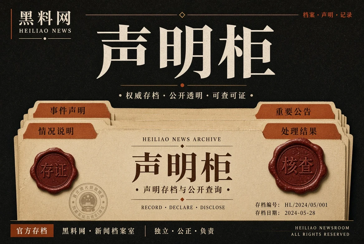 声明柜公开资料主题视觉